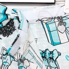 Набор для сауны Этель "Mint mood" парео с бантиком+полотенце 80х150 см+повязка,100% хл - фото 26669495