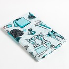 Набор для сауны Этель "Mint mood" парео с бантиком+полотенце 80х150 см+повязка,100% хл - фото 26669497