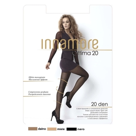 Колготки женские INNAMORE Ottima 20 den, цвет загар (daino), размер 2