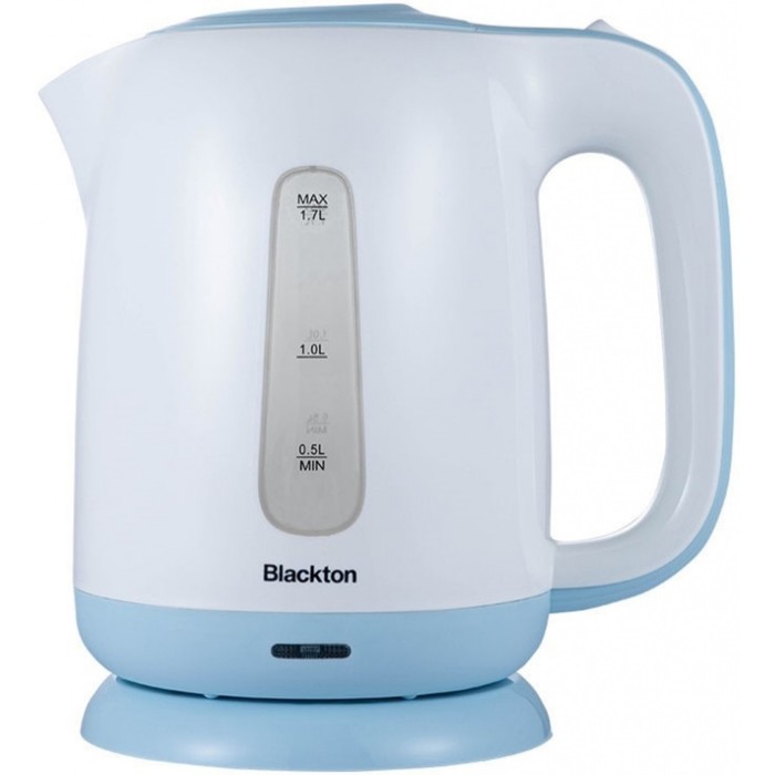 Чайник электрический Blackton Bt KT1703P, 1.7 л, 2200 Вт, бело-голубой - Фото 1