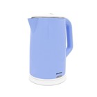 Чайник электрический Blackton Bt KT1707P, 1.8 л, 1500 Вт, голубой - Фото 2