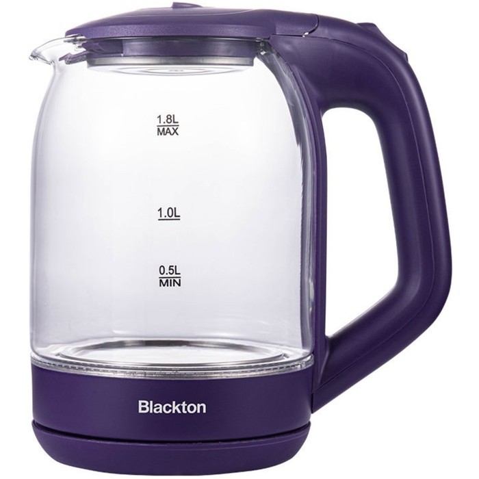 Чайник электрический Blackton Bt KT1823G, 1.8 л, 1500 Вт, фиолетовый - Фото 1