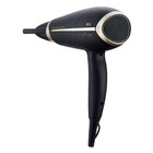 Фен BQ HD2021B, 2200 Вт, 2 скорости, 3 температурных режима, чёрно-золотистый - фото 51345290