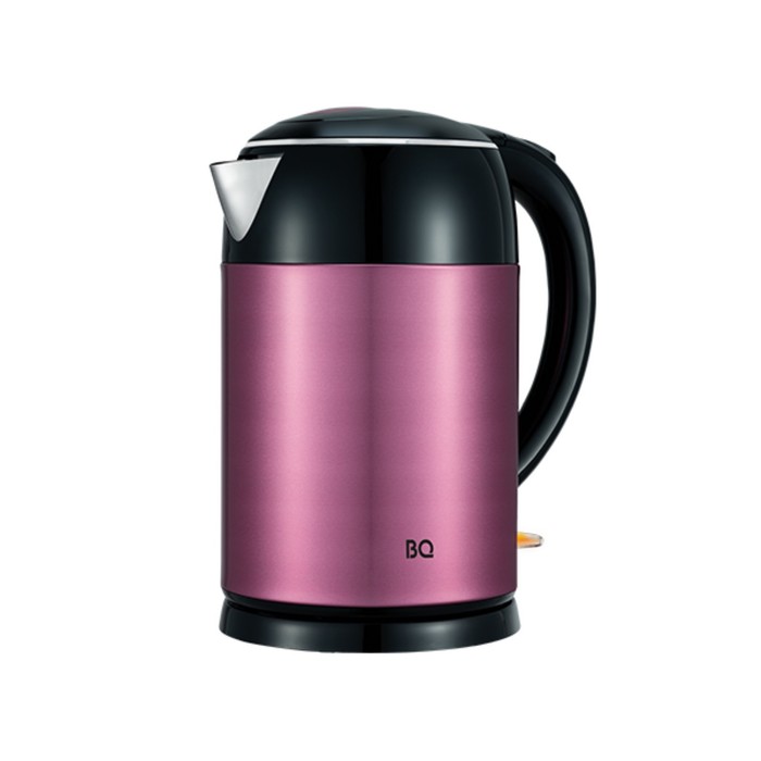 Чайник электрический BQ KT1823S, 1.7 л, 1800 Вт, чёрно-розовый