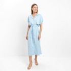 Платье женское, цвет голубой, размер 44 - фото 9660517