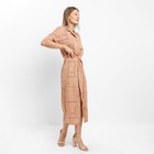 Платье женское, цвет песочный, размер 46 - фото 43722418