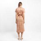 Платье женское, цвет песочный, размер 46 - фото 43722420