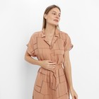 Платье женское, цвет песочный, размер 46 - фото 43722421