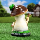 Садовая фигура "Сказочный гриб Боровик" 12,5x10,5x18см - Фото 3