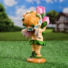 Садовая фигура "Цветочная фея с тюльпанами" 10x10x21см - Фото 3