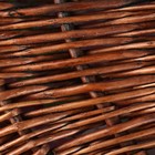 Корзина плетеная "Пикник", 41х32х17/30 см, лоза, ткань - Фото 5