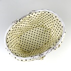 Корзина плетеная, 35х27х17 см, лоза, ткань 7749932