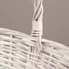 Корзина плетеная, 43х34х15/38 см, лоза - фото 24286788