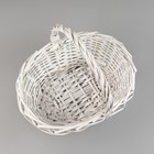 Корзина плетеная, 43х34х15/38 см, лоза - фото 24286789