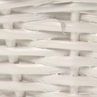 Корзина плетёная, 37×30×14/34 см, лоза, серая - фото 24411285