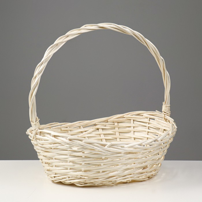 

Корзина плетеная, 39х31х15/42 см, лоза
