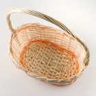 Корзина плетеная, 40х28х17х13х43 см, лоза - фото 24286797