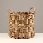 Корзина плетеная, 25х22/27 см, камыш - фото 22770766