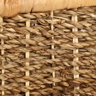 Корзина плетеная, 43х33х30 см, морские водоросли - фото 22770772