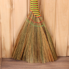 Веник рисовый с бамбуковой ручкой, 30х80 см, микс - фото 24669650
