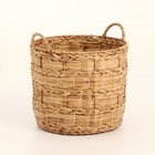 Корзина круглая, 35х30/35 см, камыш - фото 22770820