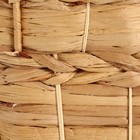 Корзина круглая, 35х30/35 см, камыш - фото 22770824