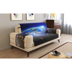 

Дивандек на 2х местный диван с подлокотниками, размер 135x165 см + 30 см клапан