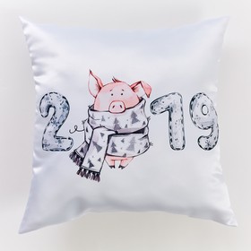 

Подушка декоративная «2019», размер 40x40 см