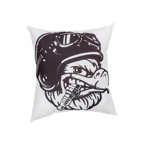 

Подушка декоративная «Орел байкер», размер 40x40 см