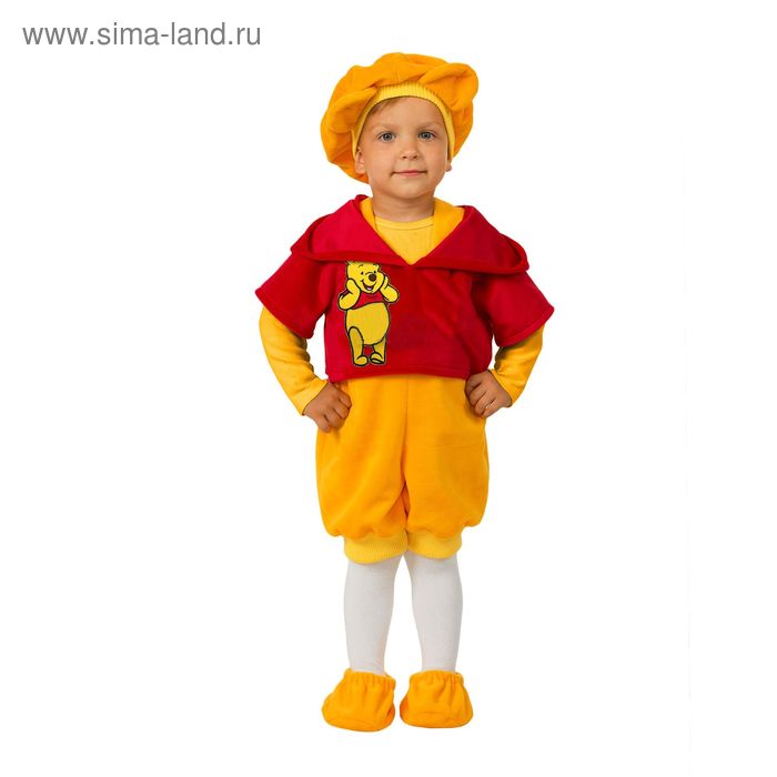 Карнавальный костюм «Винни», плюш, размер 26, рост 104 см - Фото 1