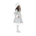Детский карнавальный костюм «Снегурочка хрустальная», р. 34, рост 134 см - Фото 2
