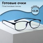 Готовые очки Melorsch TR90-1906, цвет чёрный, +2.25 7790345 - фото 9660787