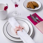 Набор декоративных колец Sea love - 4 шт., 100% п/э, фетр - Фото 3