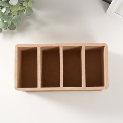 Подставка для декора деревянная 20.5×10.5×10 см