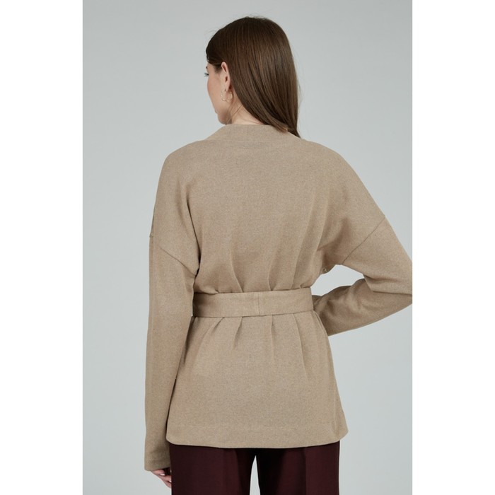 Кардиган женский, размер 58, цвет бежевый 60627 53543