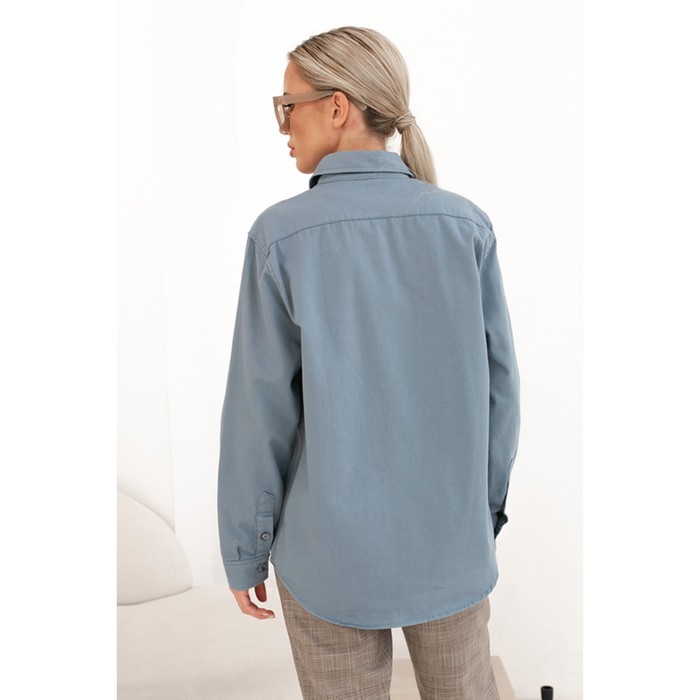 Рубашка женская, размер 44, цвет голубой 53547