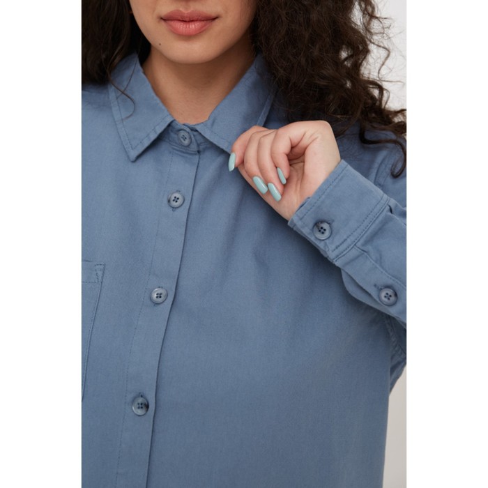 Рубашка женская, размер 44, цвет голубой 53547