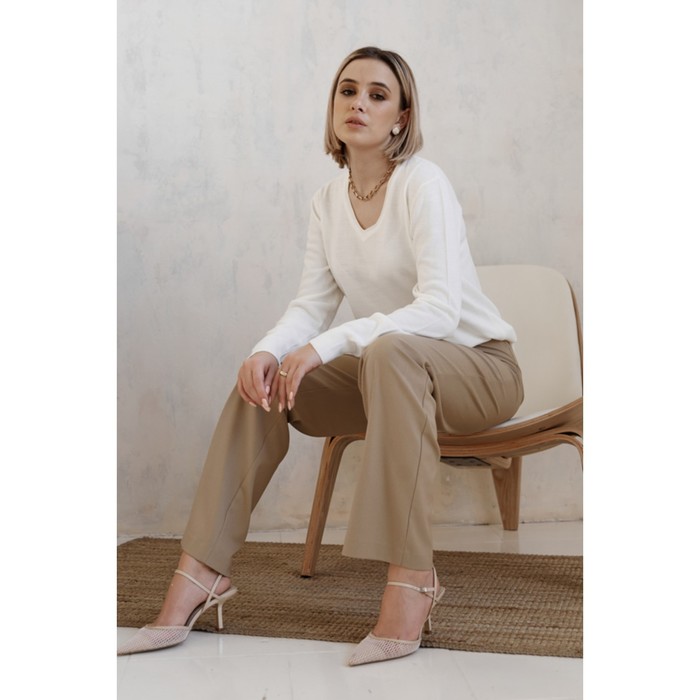 Джемпер женский, размер L, цвет белый 62023 53548