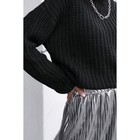 Джемпер женский, размер L, цвет черный 62038 - Фото 3