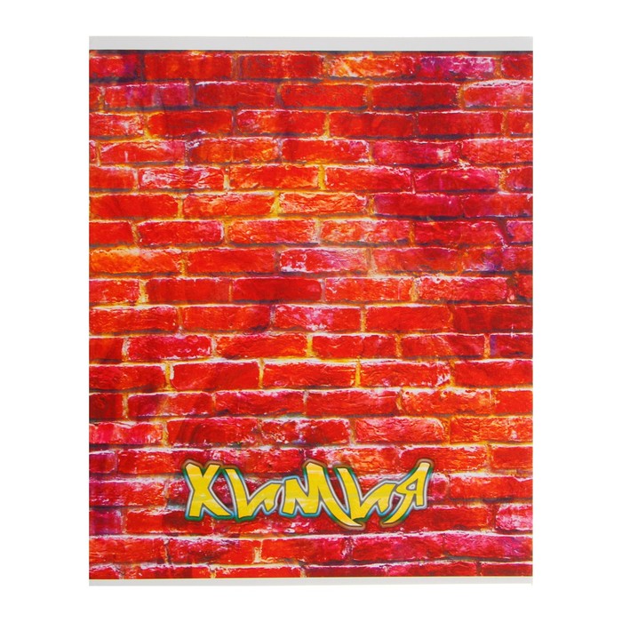 Предметная тетрадь по химии «Апплика. Кирпич», 40 листов, в клетку, со справочным материалом, бумажная обложка - Фото 1