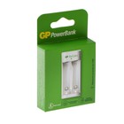 Зарядное устройство GP E211, для аккумуляторов 2хAA/AAA, белый - Фото 3