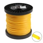 Леска для триммера ТУНДРА, сечение звезда, d=3 мм, 300 м, нейлон - Фото 3