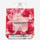 Пакет «Изобилие пионов», полиэтиленовый, с петлевой ручкой, 42×38 см, 37 мкм - Фото 3