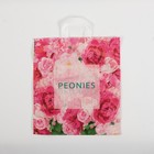 Пакет «Изобилие пионов», полиэтиленовый, с петлевой ручкой, 42×38 см, 37 мкм - Фото 4