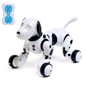 Робот-собака радиоуправляемый «Далматинец», русское озвучивание, работает от аккумулятора, уценка