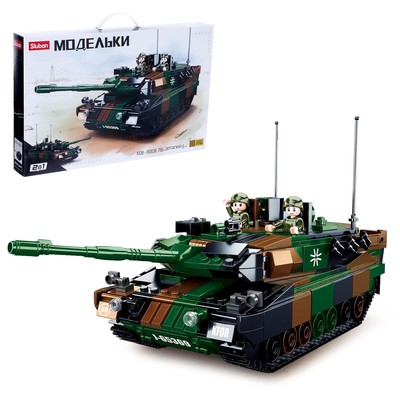 УЦЕНКА Конструктор Модельки «Боевой танк», 766 деталей