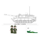 Конструктор Модельки «Боевой танк», 766 деталей, уценка - Фото 3