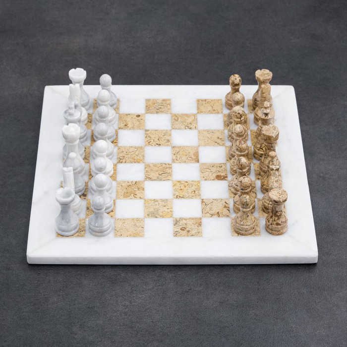 Шахматы «Элит», доска 30х30 см, оникс - фото 1905970304