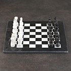 Шахматы «Элит», белый/черный,  доска 40х40 см, оникс - фото 9581971