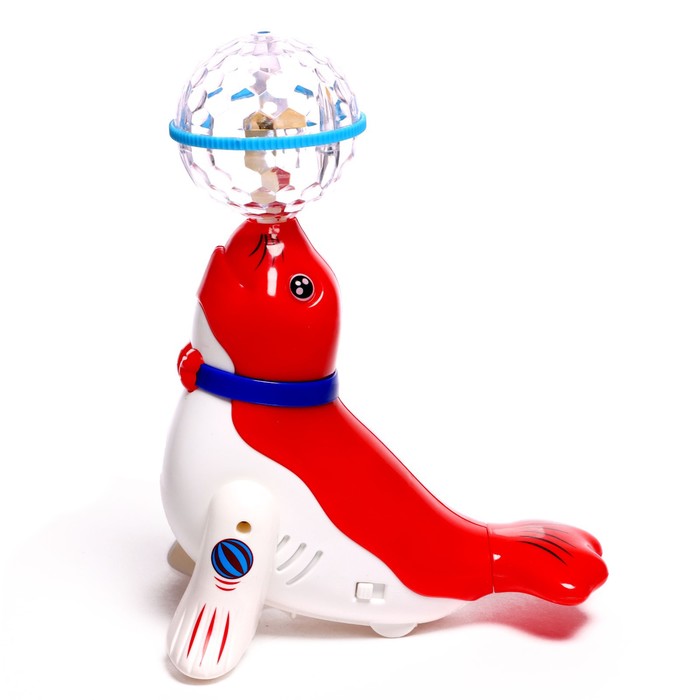 Игрушка музыкальная «Морской котик», световые и звуковые эффекты, цвета МИКС 53556